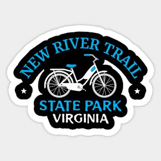 New River Trail, Virginia Sticker